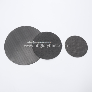Black Wire Cloth Filter Disc for Industrial Use